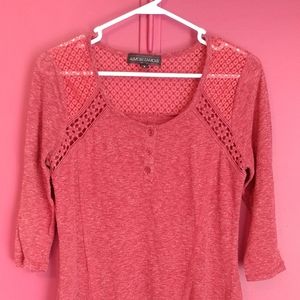Red Long Sleeve Tee